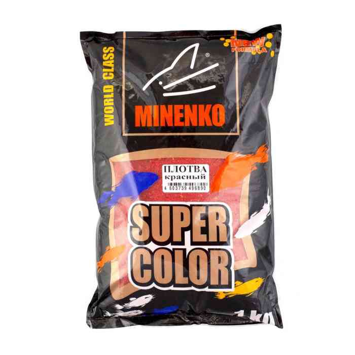Купить Купить Прикормка MINENKO Super Color Плотва Красный