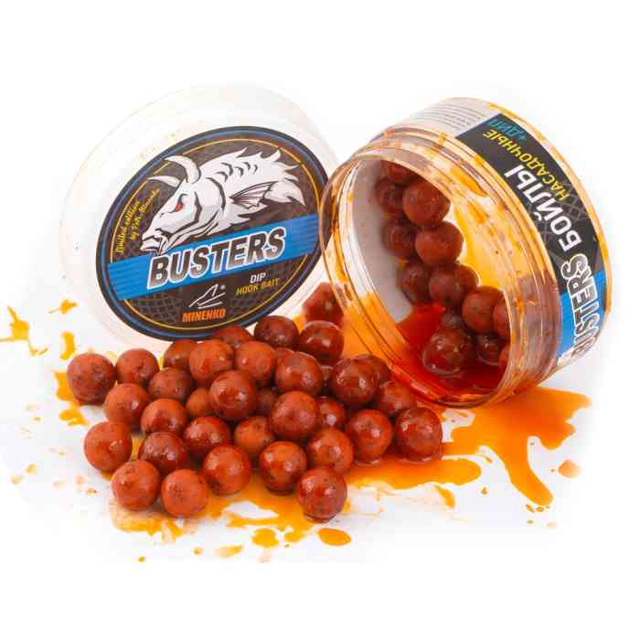 Насадочные бойлы MINENKO MANDARINE 14мм (варёные в дипе)