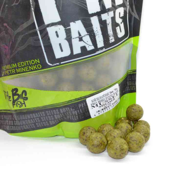 Бойлы варёные MINENKO (Мидия) PRO BIRD FOOD MUSSEL 20мм (Zip-lock)