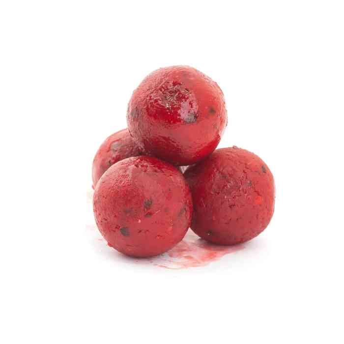 Насадочные бойлы MINENKO STRAWBERRY 14мм (варёные в дипе)