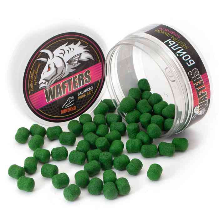 Насадочные бойлы MINENKO WAFTERS DUMBELLS MUSSEL 11x14мм