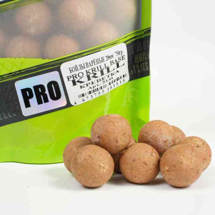 Бойлы варёные креветка PRO KRILL д15 мм