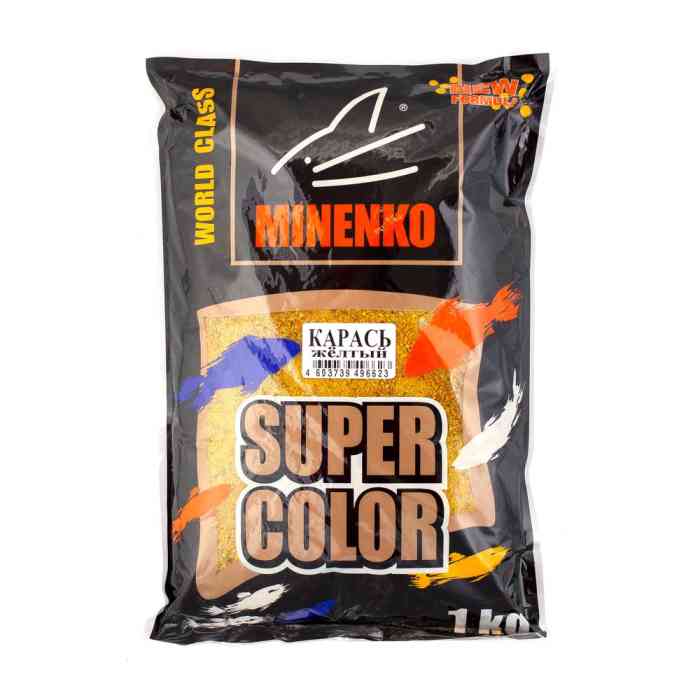 Купить Купить Прикормка MINENKO Super Color Карась Жёлтый