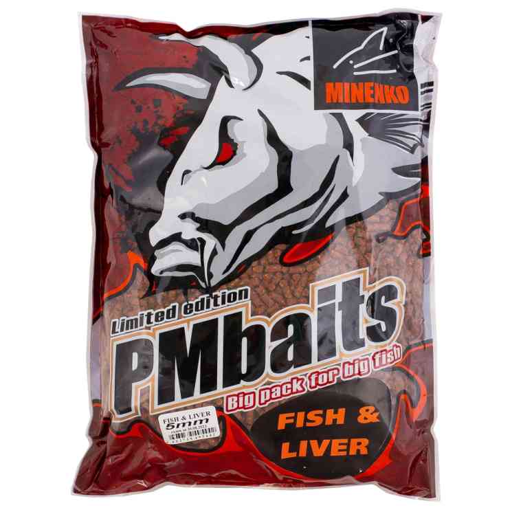 Купить Пеллетс MINENKO Fish & Liver 5мм (3кг)