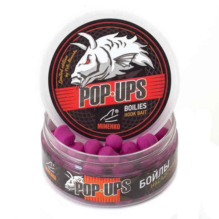 Купить Купить Насадочные бойлы MINENKO POP-UP DUMBELLS SQUID & OCTOPUS 11x14мм