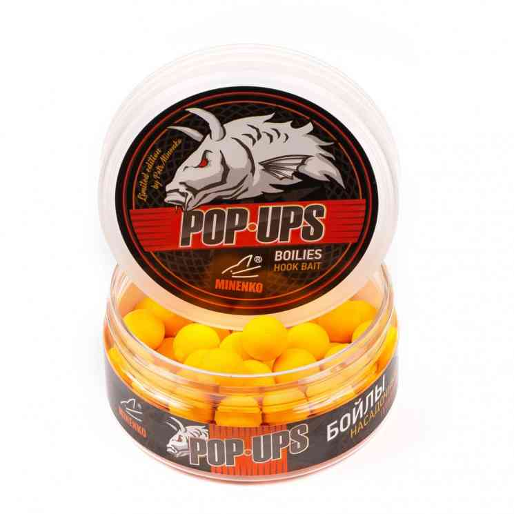 Купить Бойлы плавающие MINENKO MANDARINE (Fluo) Pop-Up 14мм