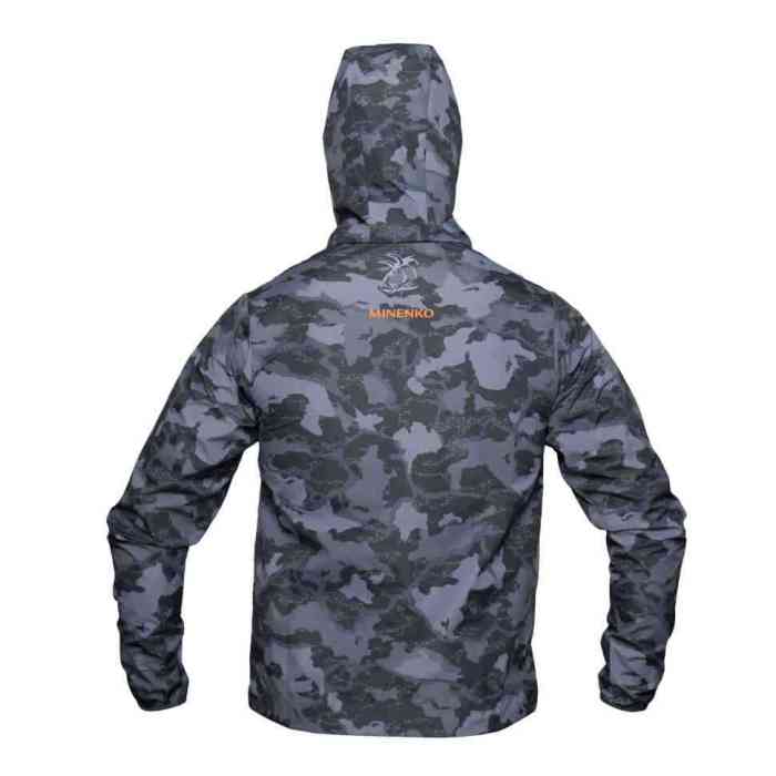 Ветровка Graphite black camo именная S (44-46)