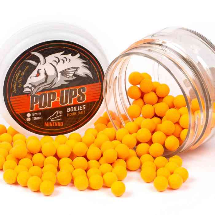 Бойлы плавающие MINENKO Мандарин Pop-Up 8мм