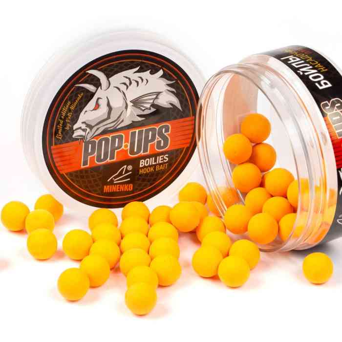 Бойлы плавающие MINENKO TUTTI-FRUTTI (Fluo) Pop-Up 14мм