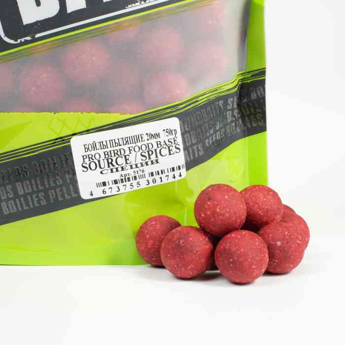 Бойлы пылящие MINENKO (Специи) PRO BIRD FOOD SOURCE / SPICES 20мм (Zip-lock)