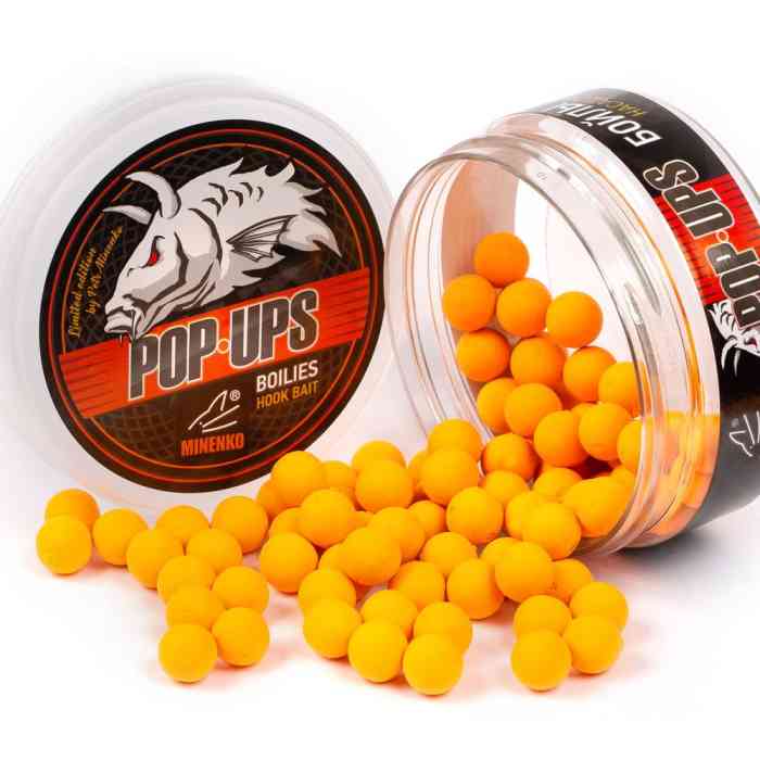 Бойлы плавающие MINENKO TUTTI-FRUTTI (Fluo) Pop-Up 12мм