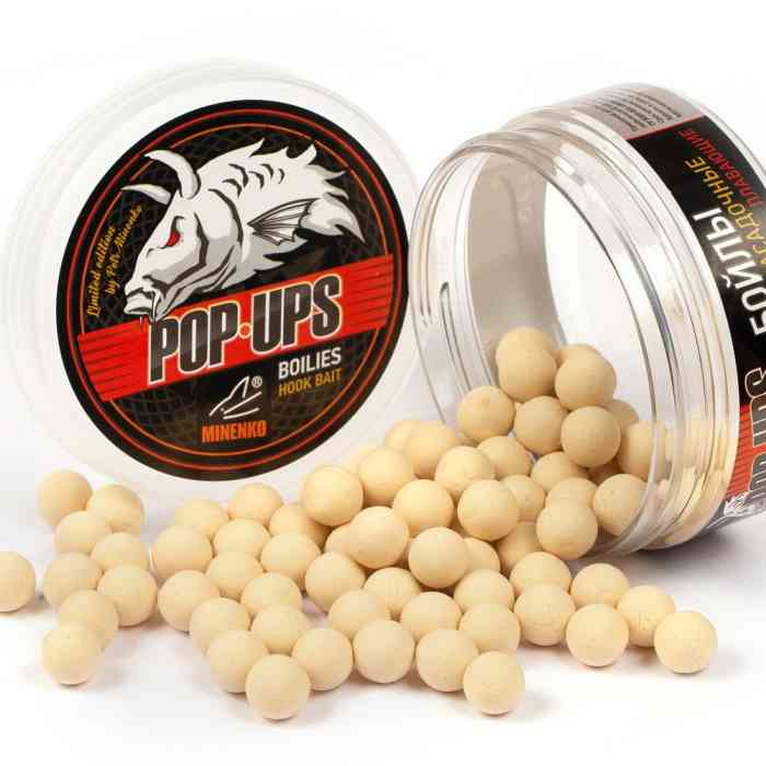 Бойлы плавающие MINENKO WHITE FLAVOR Pop-Up 12мм