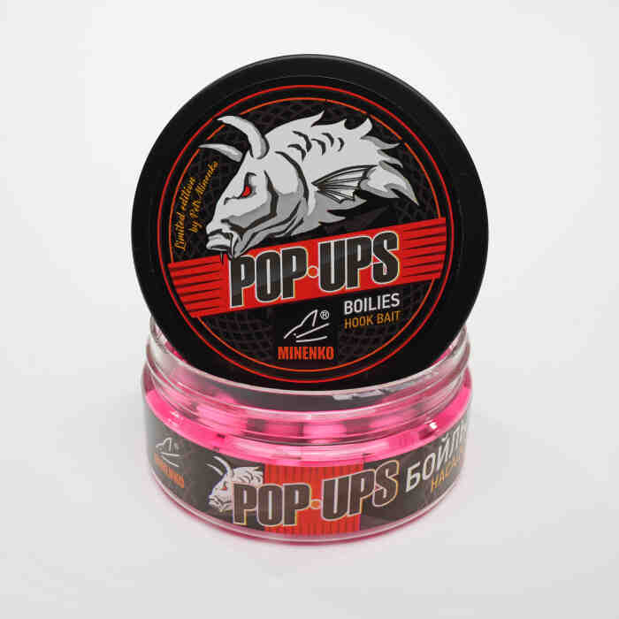 Купить Купить Насадочные бойлы MINENKO POP-UP  DUMBELLS pink MUSSEL 11х14 мм