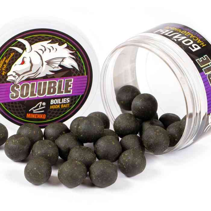 Насадочные бойлы MINENKO HALIBUT 24мм (пылящие)