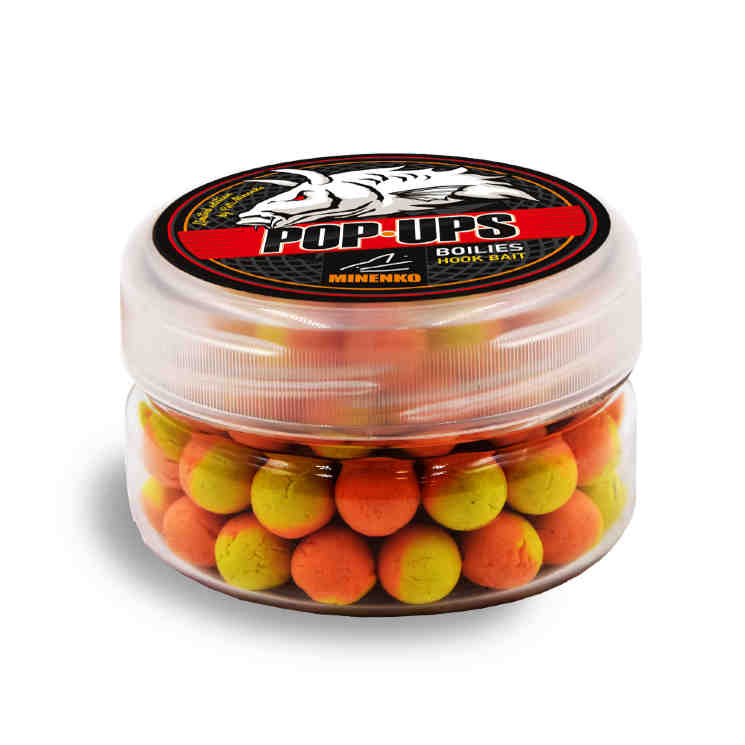 Купить Бойлы плавающие MINENKO ORANGE & BANANA Pop-Up (double color) 10мм