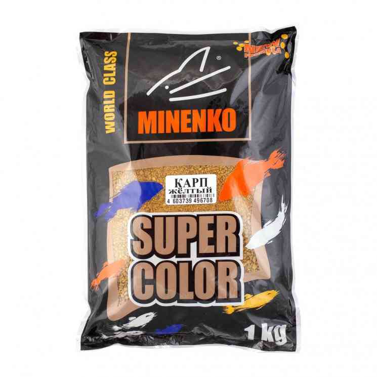 Купить Прикормка MINENKO Super Color Карп Жёлтый