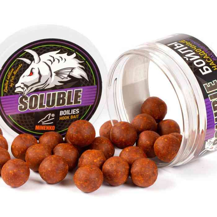 Насадочные бойлы MINENKO TUTTI FRUTTI 24мм (пылящие)