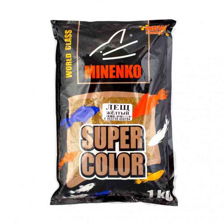 Купить Прикормка MINENKO Super Color Лещ Жёлтый
