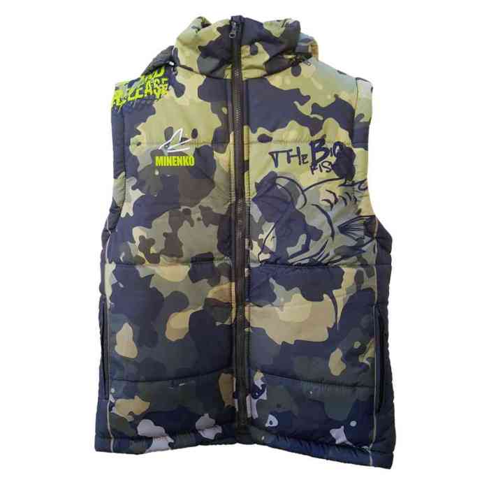 Безрукавка MINENKO CA/RP Green Camou именная XXL (60-62)