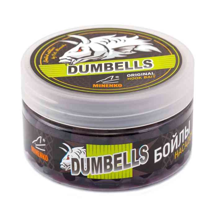 Насадочные DUMBELLS бойлы MINENKO SQUID & OCTOPUS 14x20мм (в дипе)